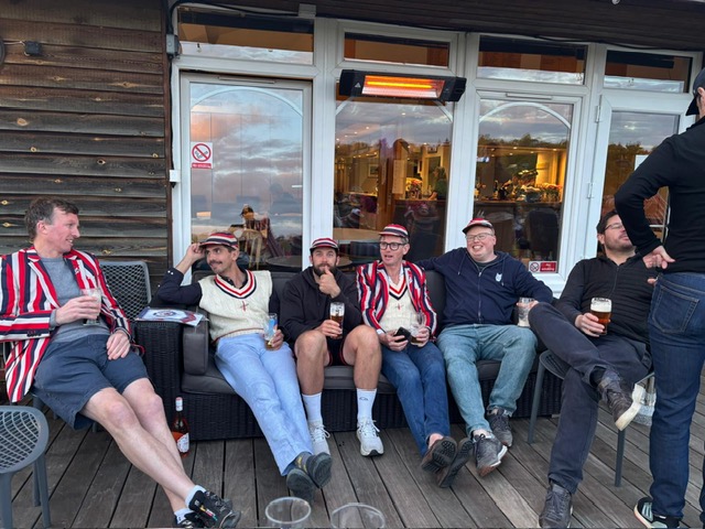 Plenty of celebratory beer was enjoyed
