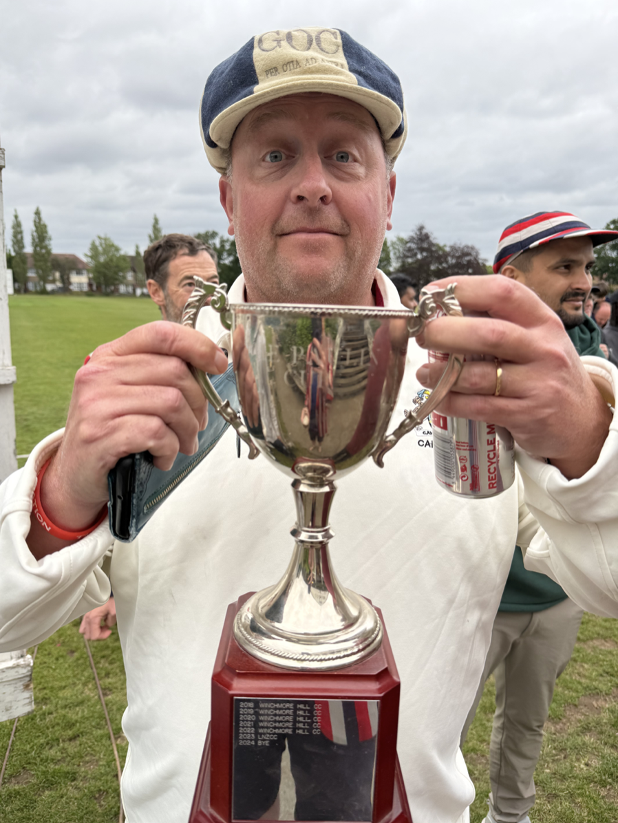 Gavin Ayliffe from the Gents of Cambridge debuted for LNZCC