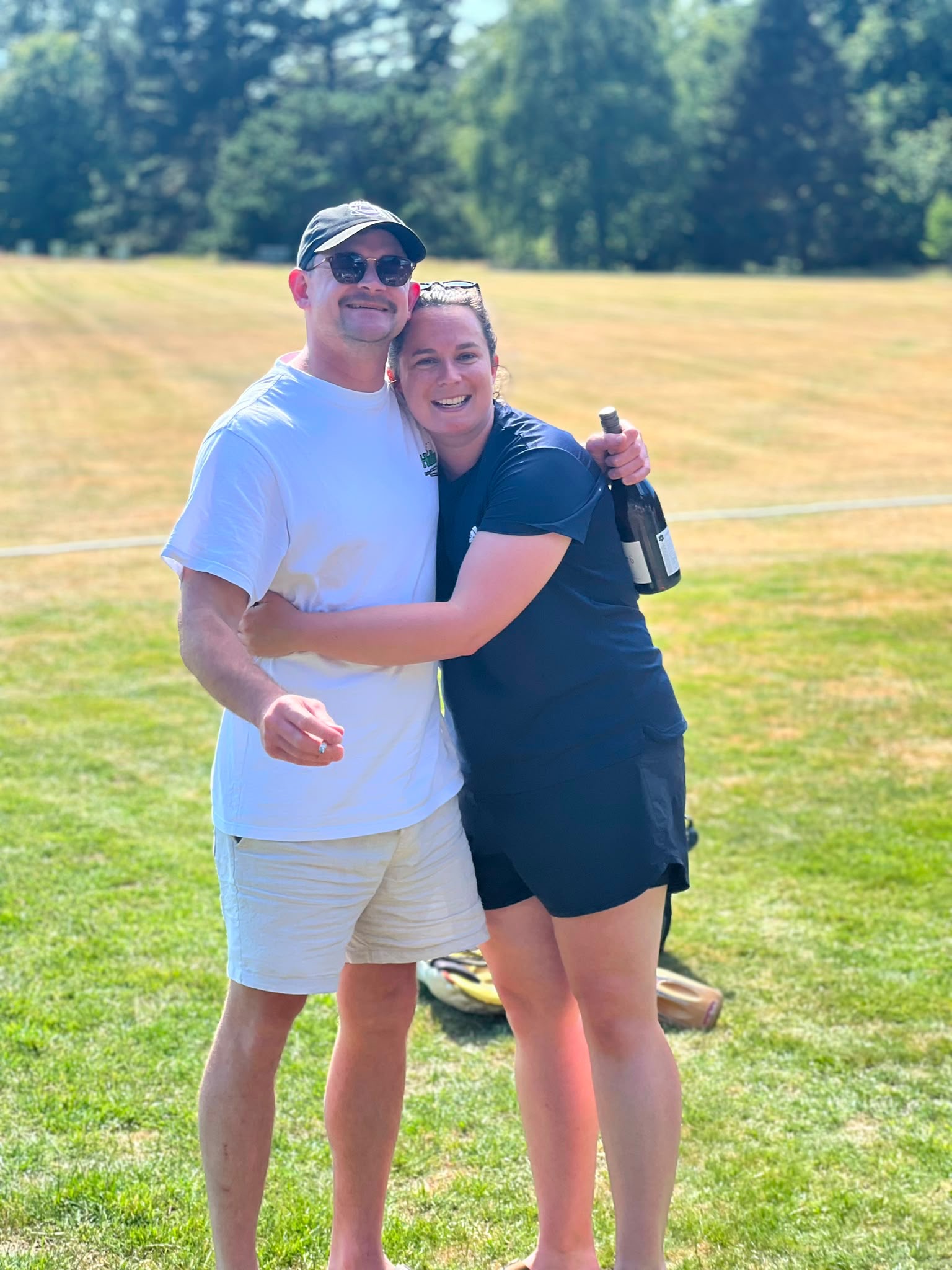 Bridget Donkin back in the playing ranks, and Brad with an on-field accolade