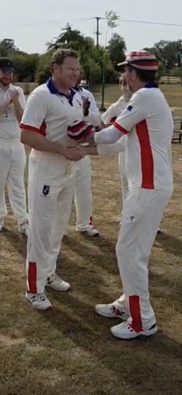 Jacob Murray getting his Nottman Cap