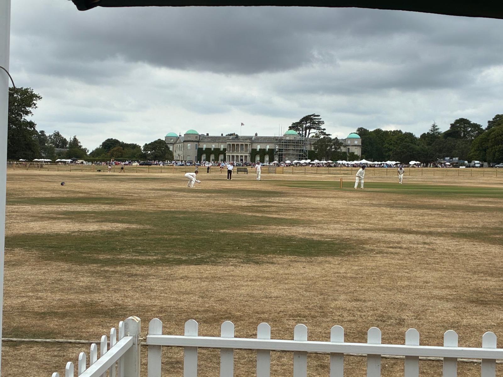 Goodwood House in the background