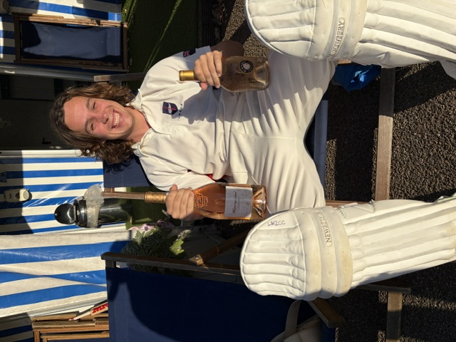 Peter Southey-Jensen contemplating cracking the rosé open with the game in the bag