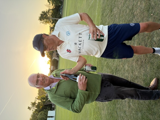LNZCC's man of the match TP, umpiring at both ends for circa 100 overs